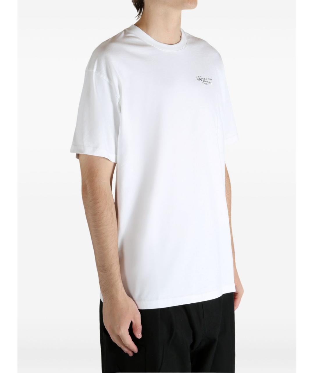 GIVENCHY Белая хлопковая футболка, фото 3