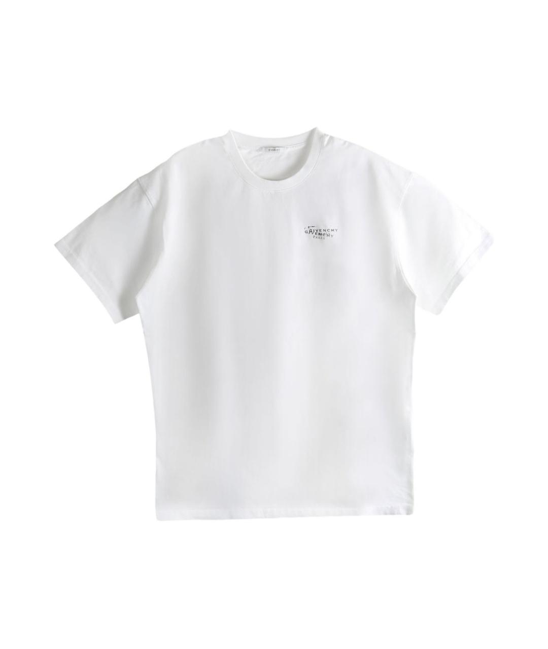 GIVENCHY Белая хлопковая футболка, фото 1