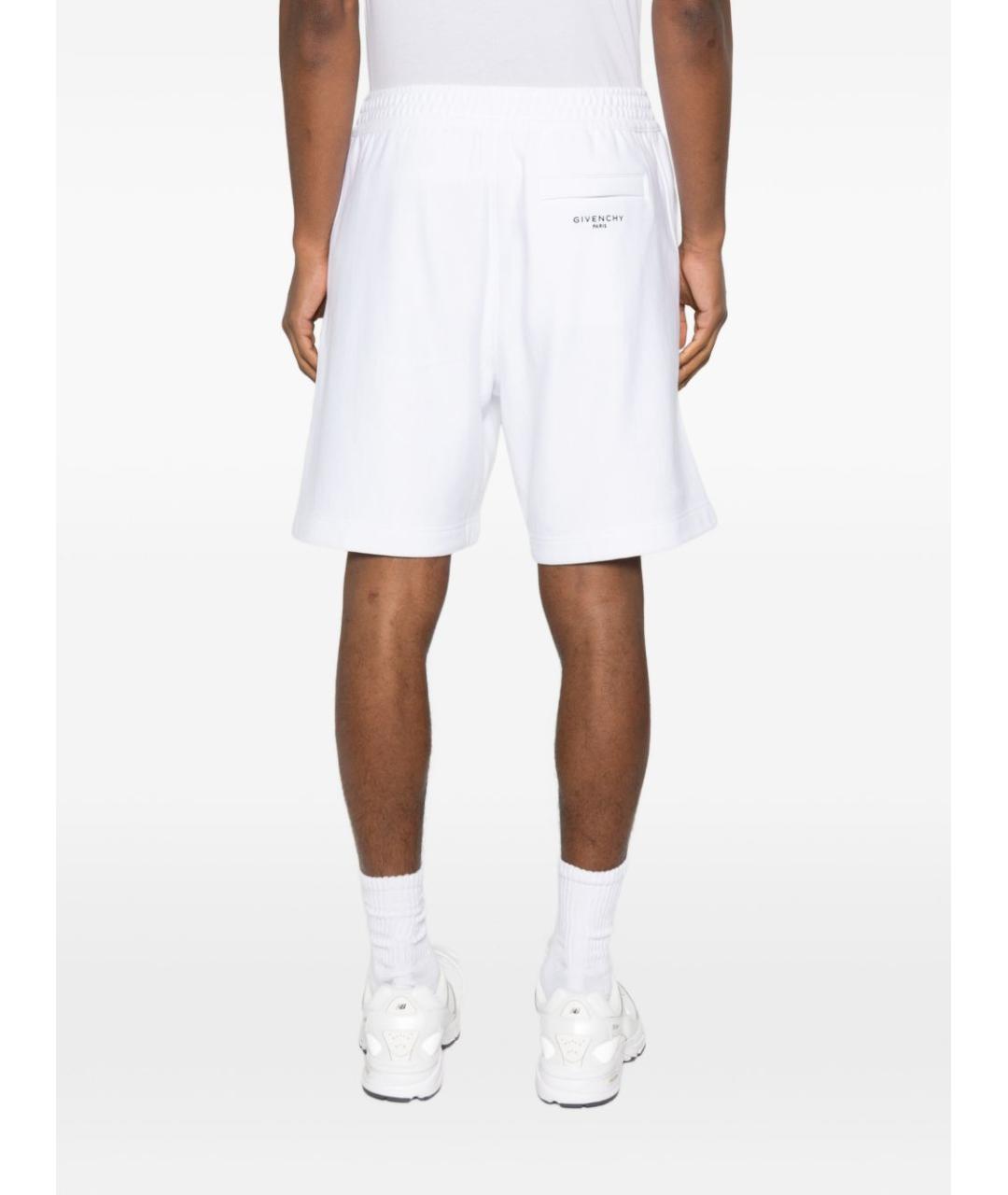 GIVENCHY Белые хлопковые шорты, фото 3