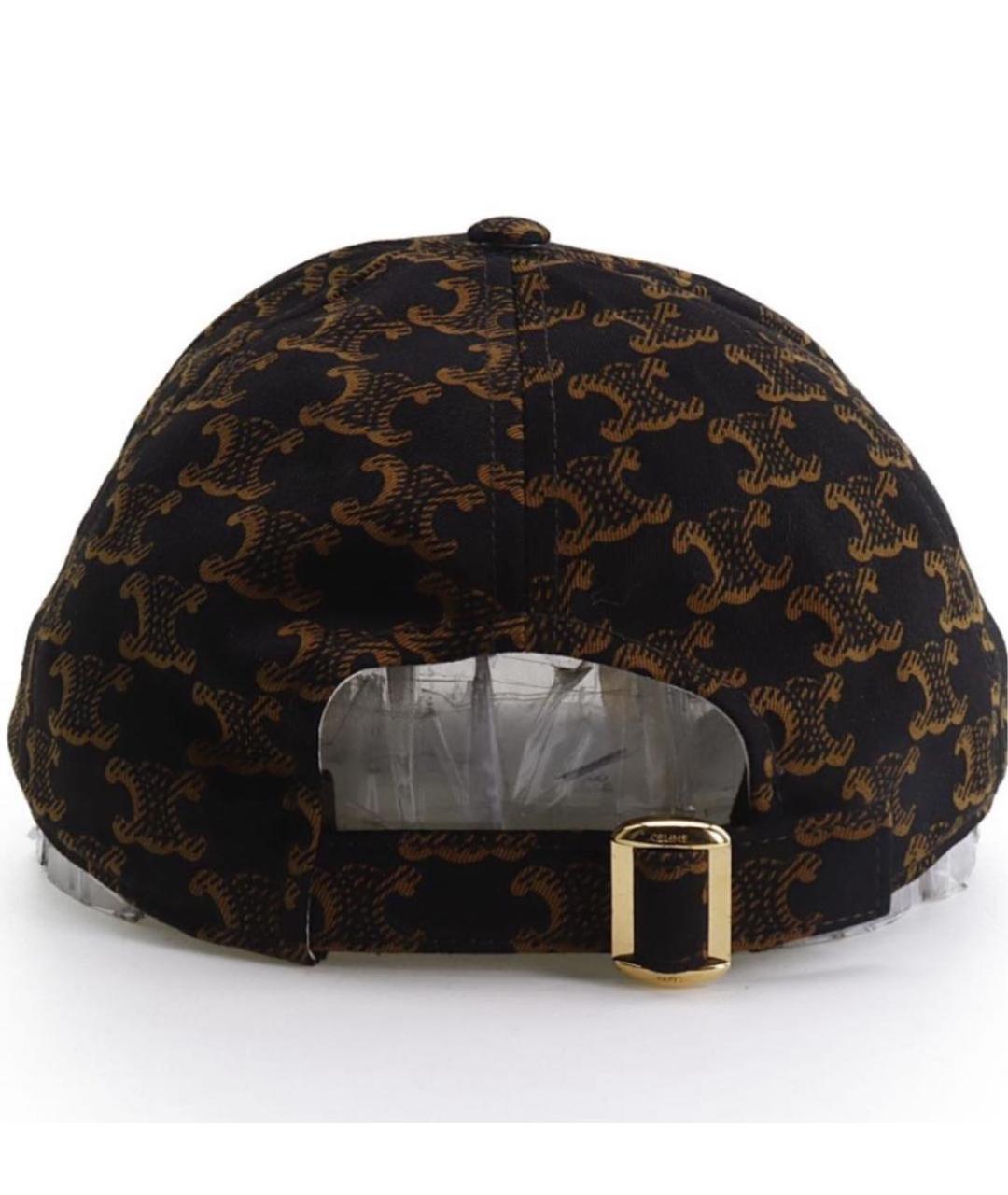 CELINE Коричневая хлопковая кепка, фото 6