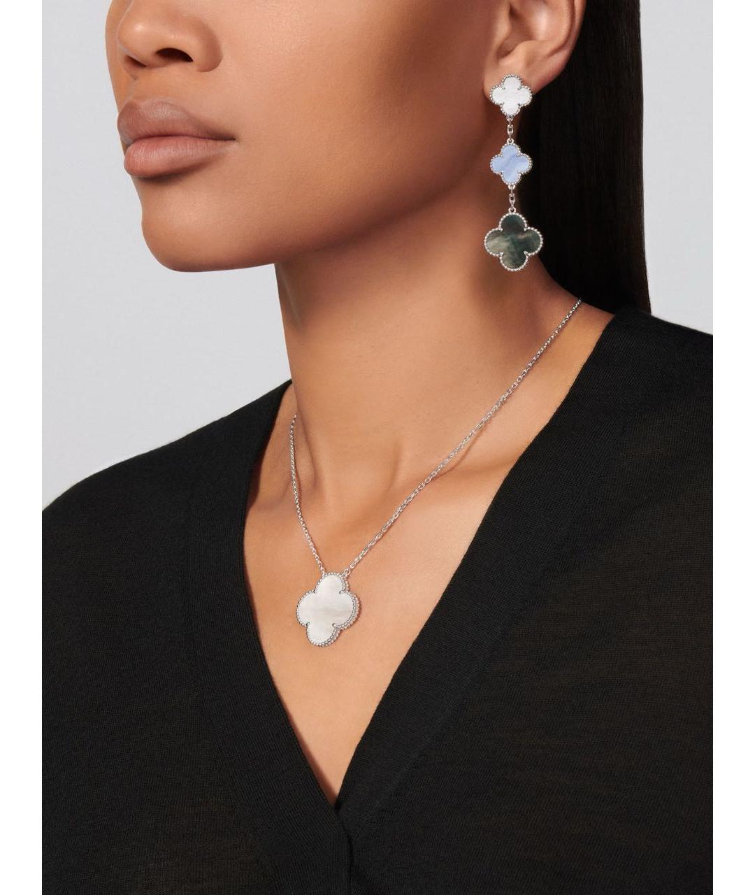 VAN CLEEF & ARPELS Серьги из белого золота, фото 4