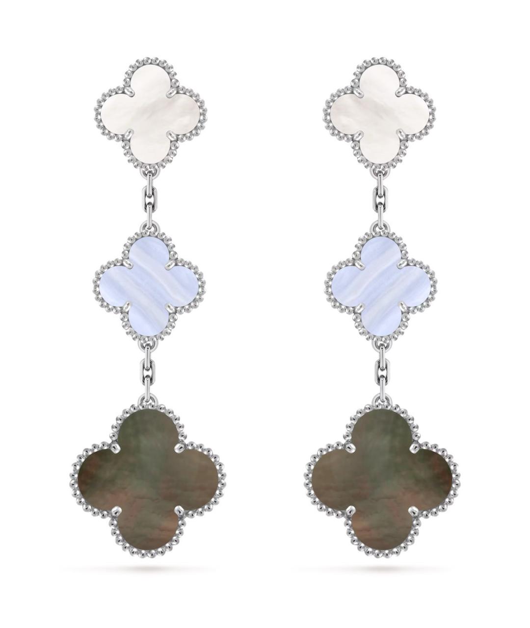 VAN CLEEF & ARPELS Серьги из белого золота, фото 5