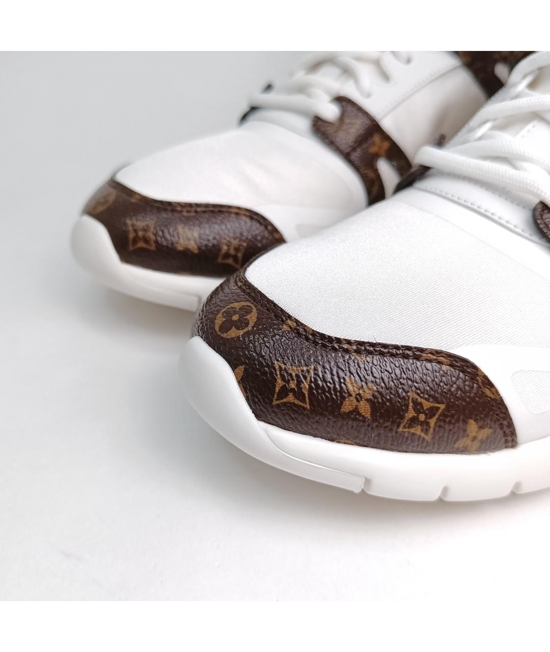 LOUIS VUITTON Белые текстильные кроссовки, фото 7