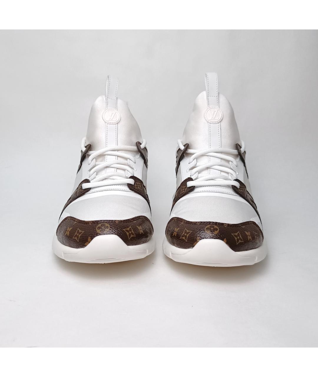 LOUIS VUITTON Белые текстильные кроссовки, фото 6