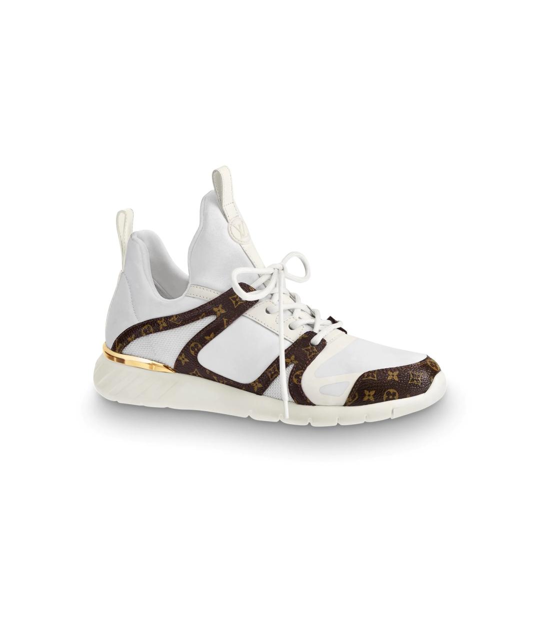 LOUIS VUITTON Белые текстильные кроссовки, фото 1