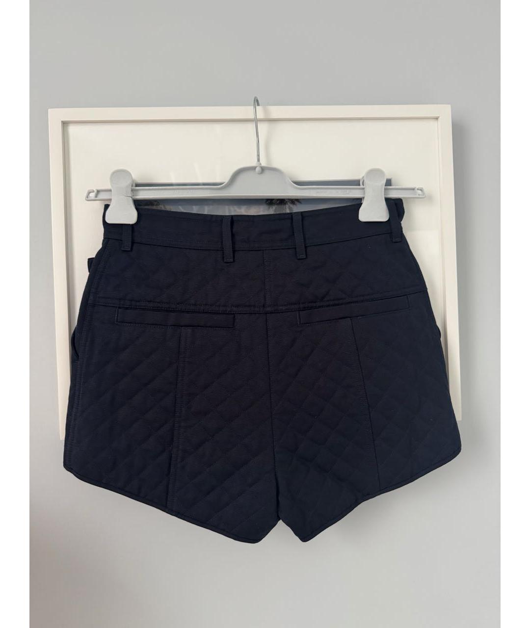 HERMES Темно-синие хлопковые шорты, фото 5