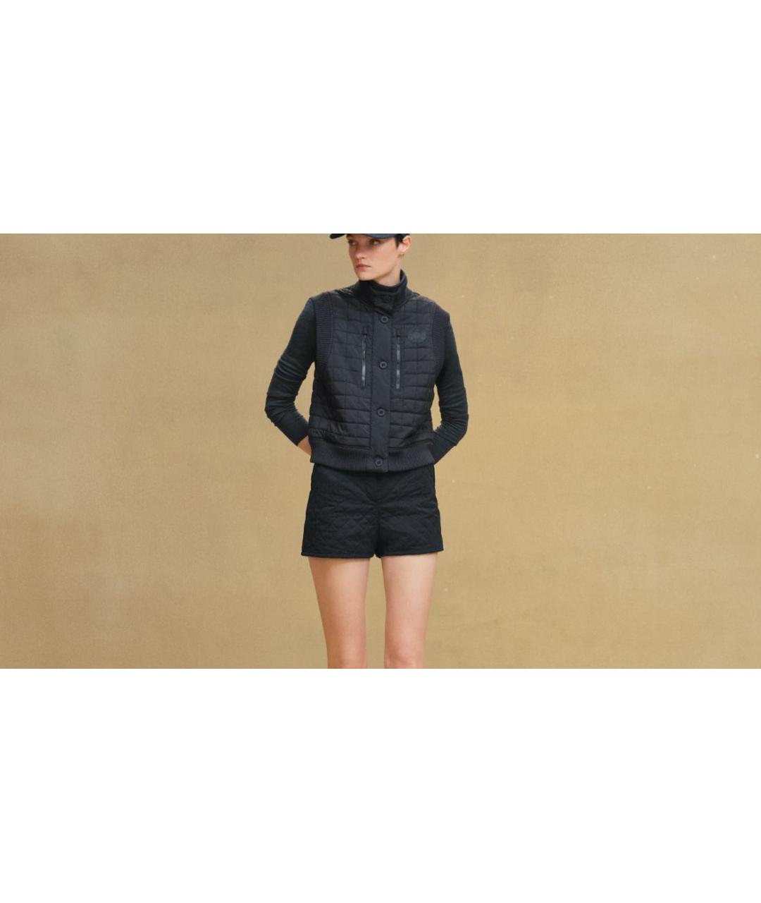 HERMES Темно-синие хлопковые шорты, фото 2