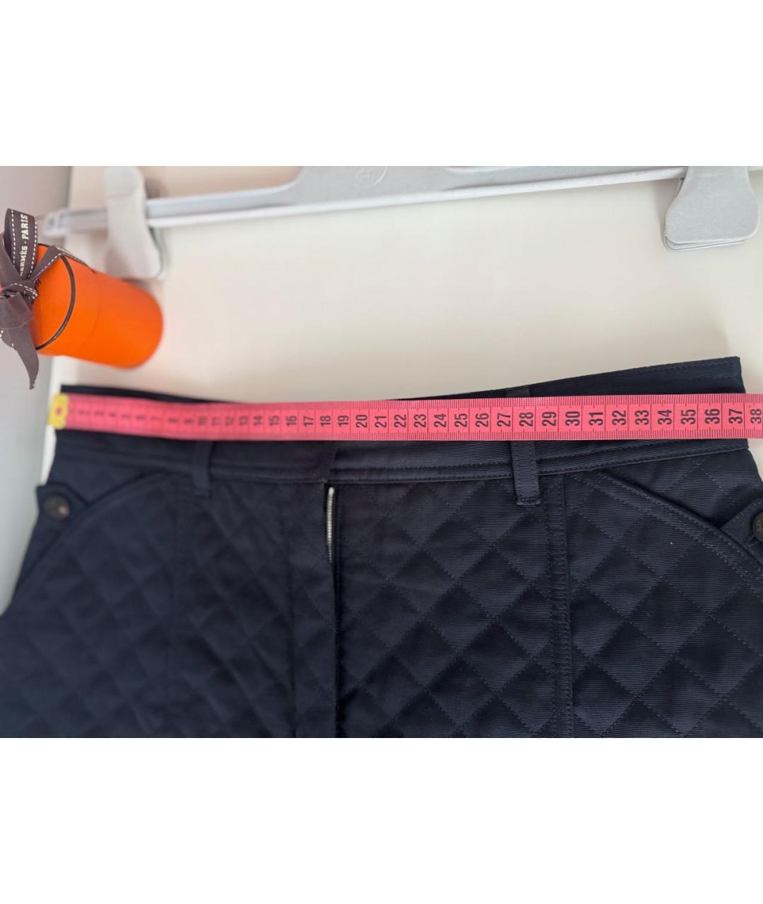 HERMES Темно-синие хлопковые шорты, фото 6