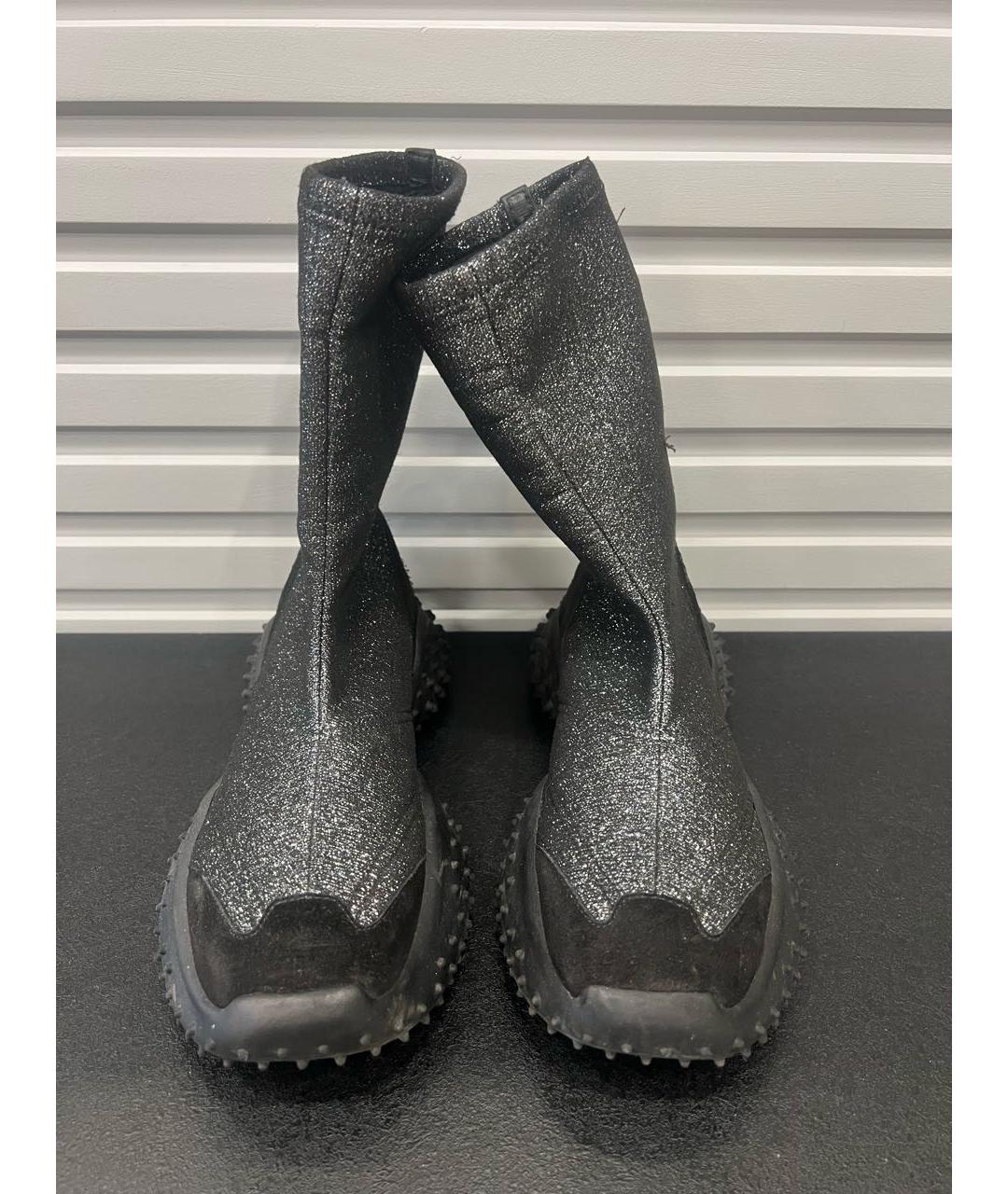 MSGM Антрацитовые текстильные полусапоги, фото 2