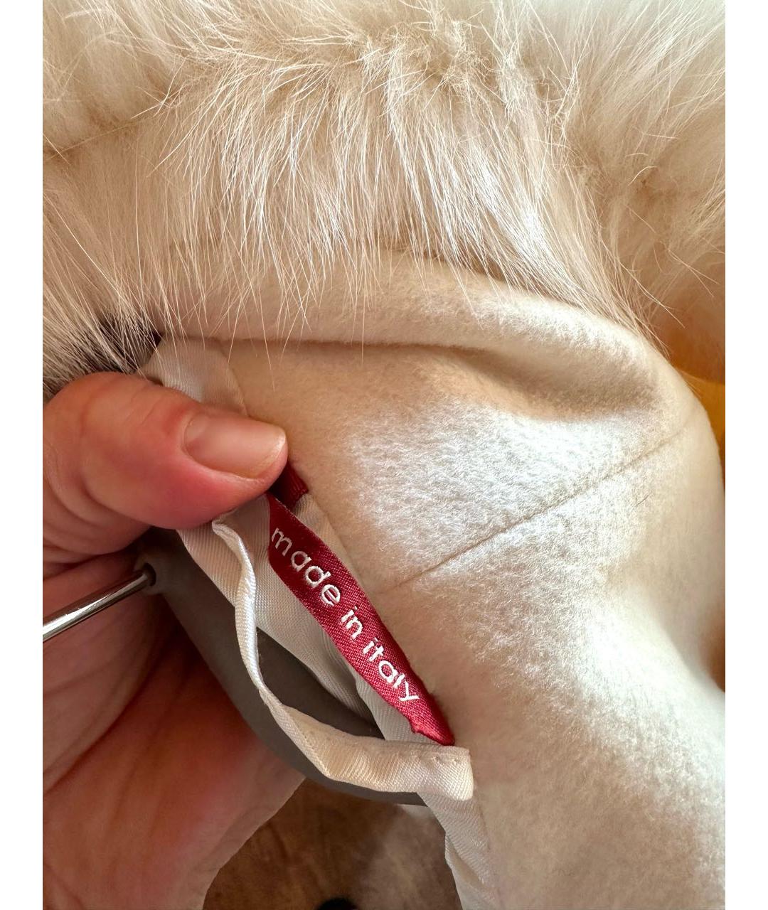 MAX MARA Бежевое шерстяное пальто, фото 5