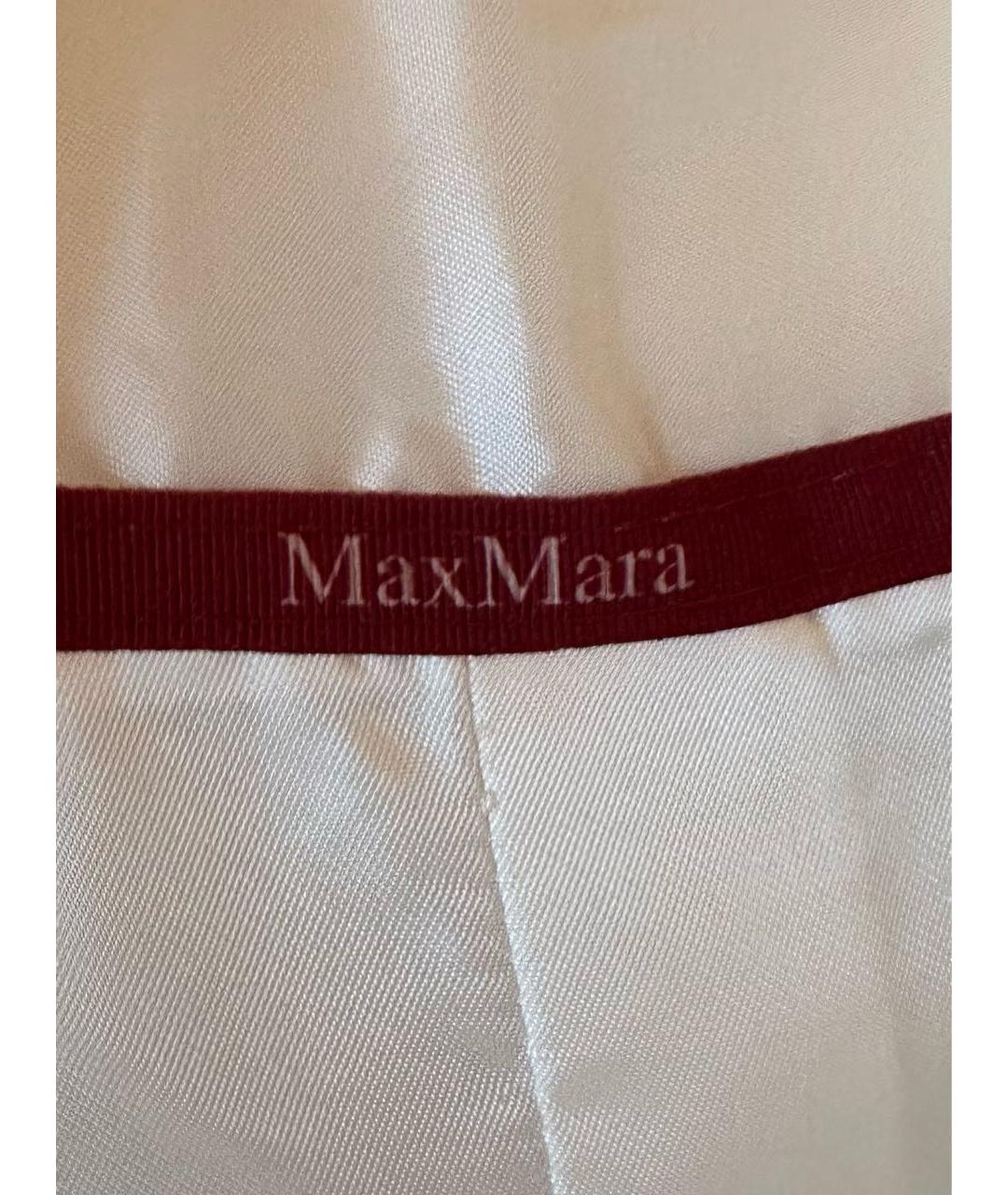 MAX MARA Бежевое шерстяное пальто, фото 7