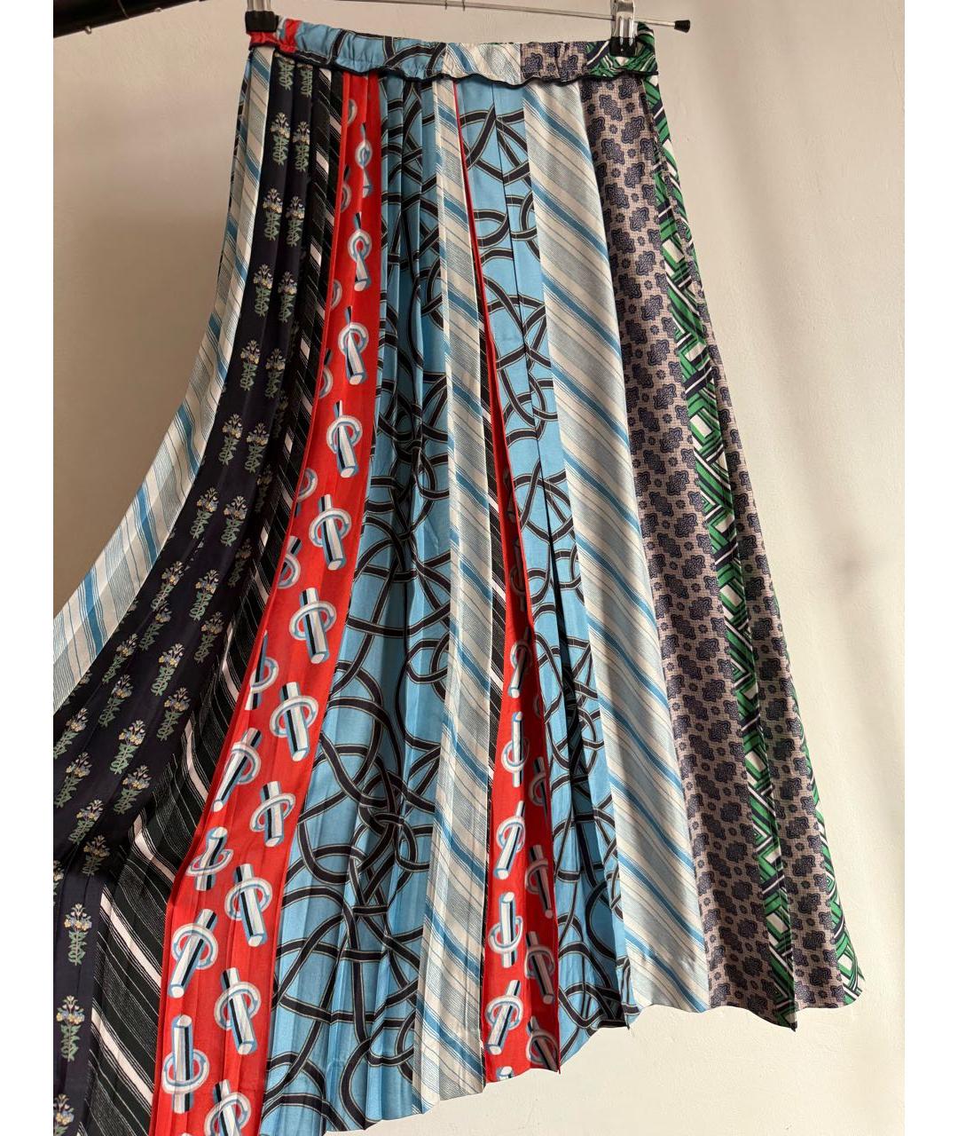 Carven Мульти шелковая юбка миди, фото 2
