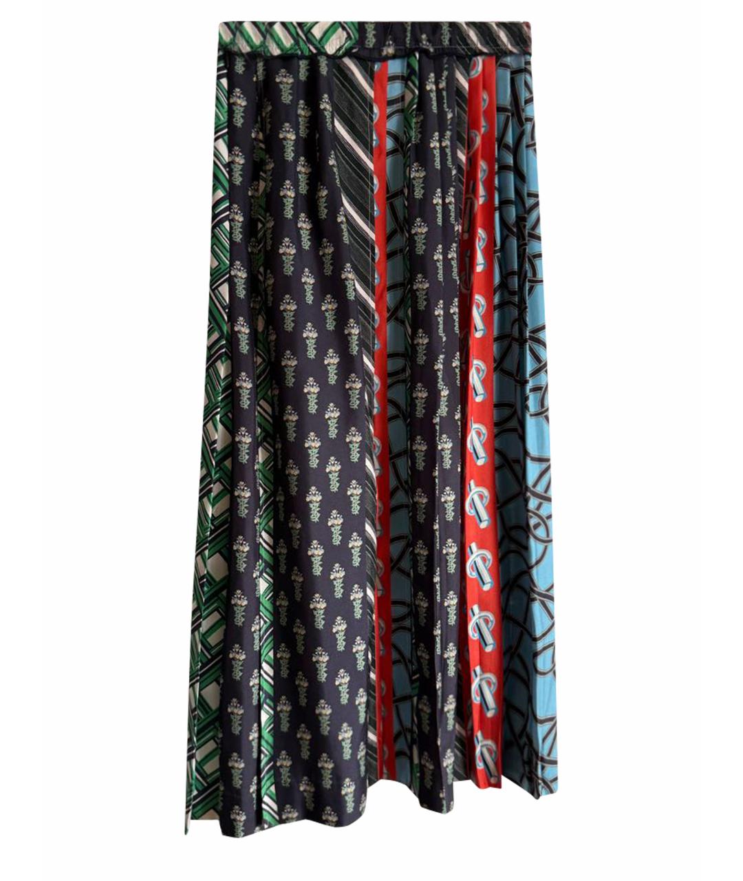 Carven Мульти шелковая юбка миди, фото 1
