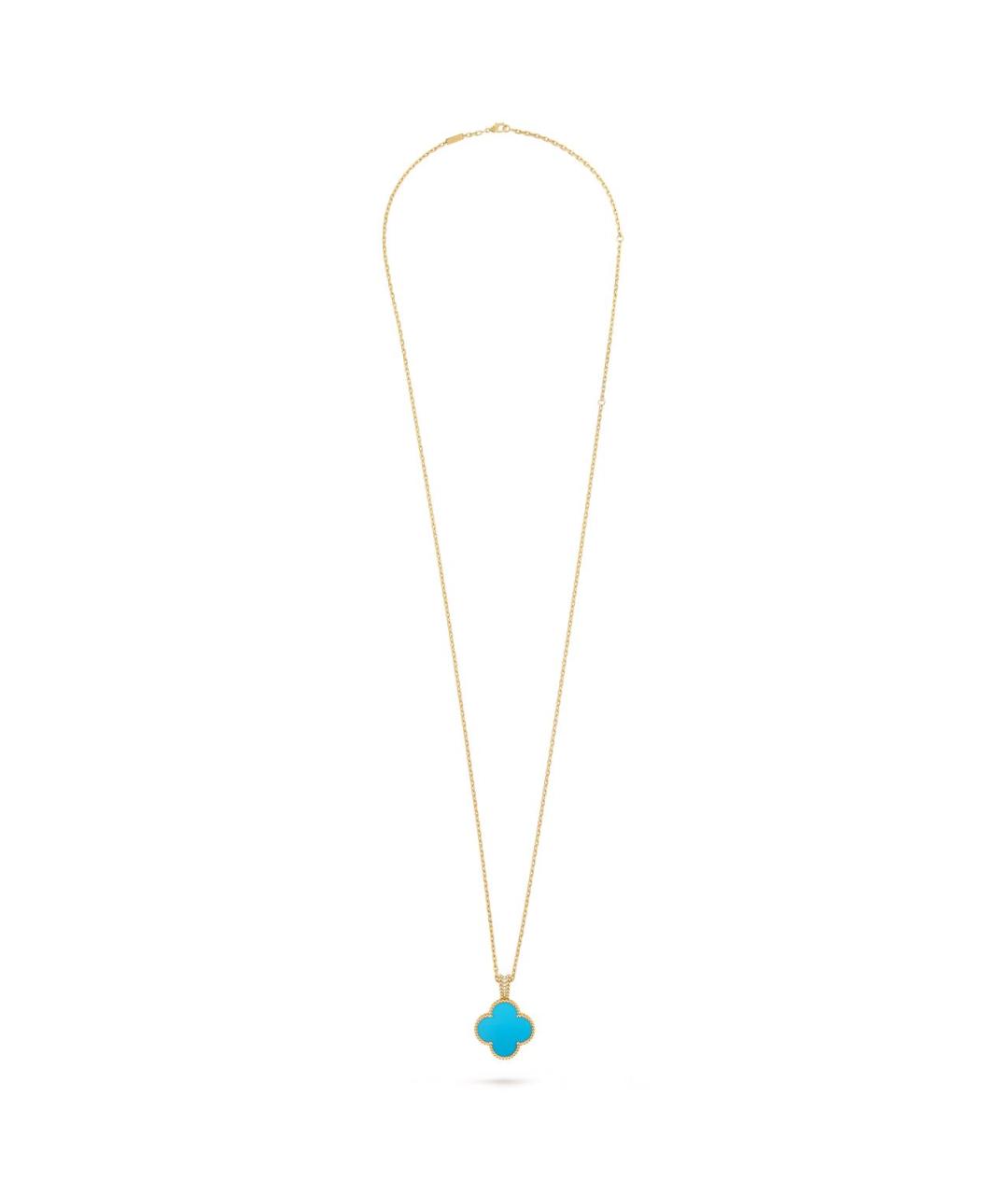 VAN CLEEF & ARPELS Голубые часы из желтого золота, фото 3