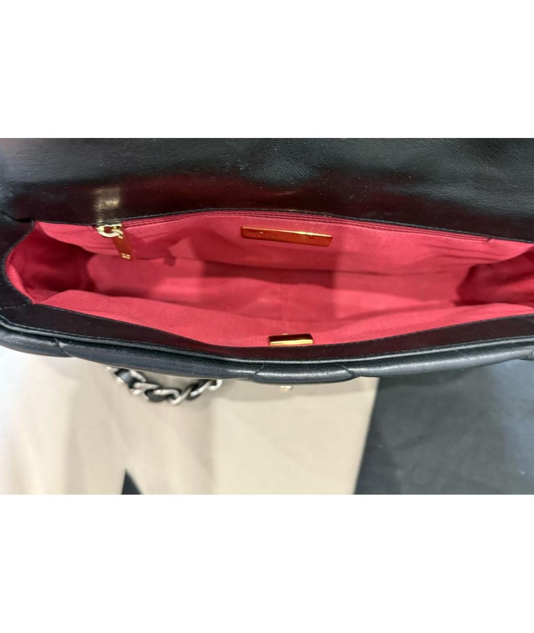 CHANEL Черная кожаная сумка через плечо, фото 6