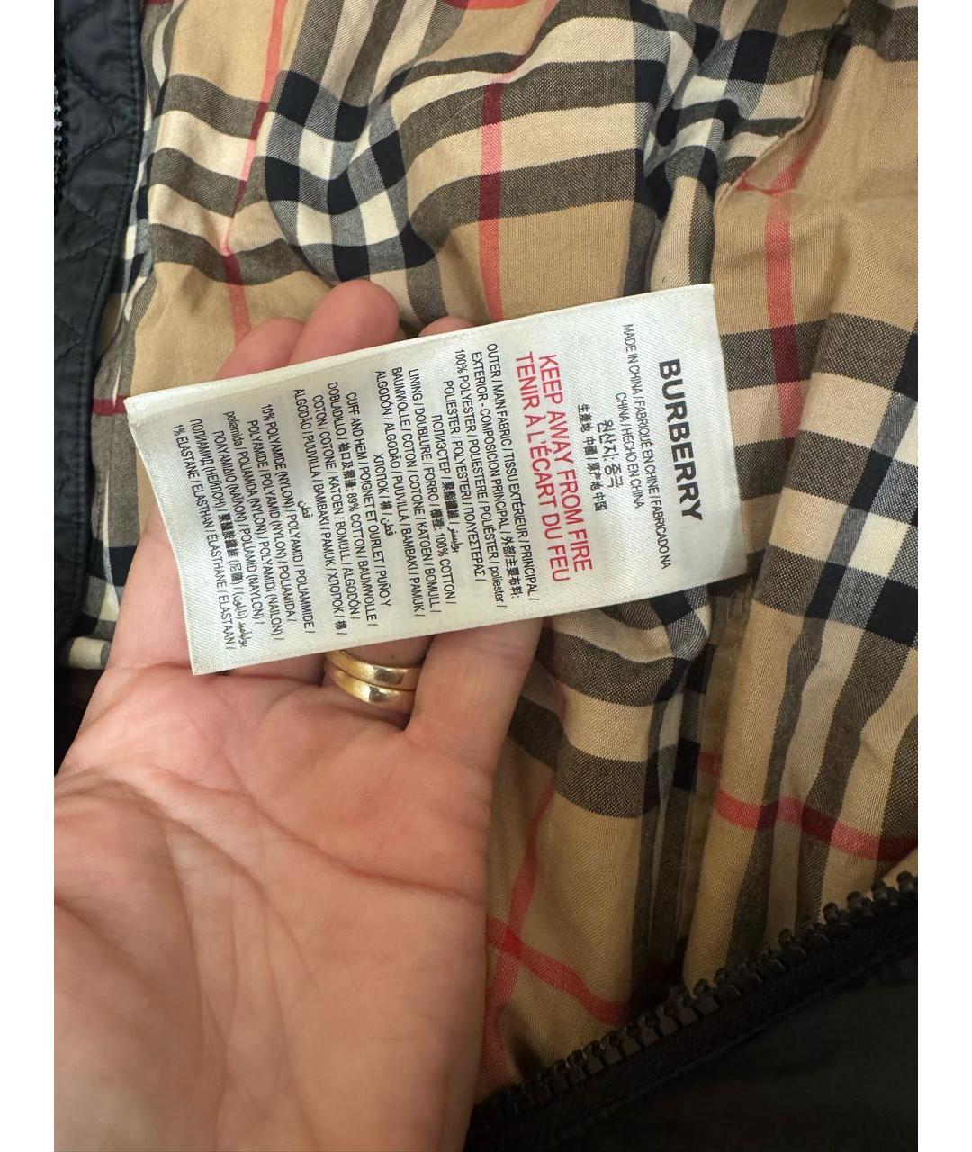 BURBERRY Черный полиэстеровый комбинезон, фото 7