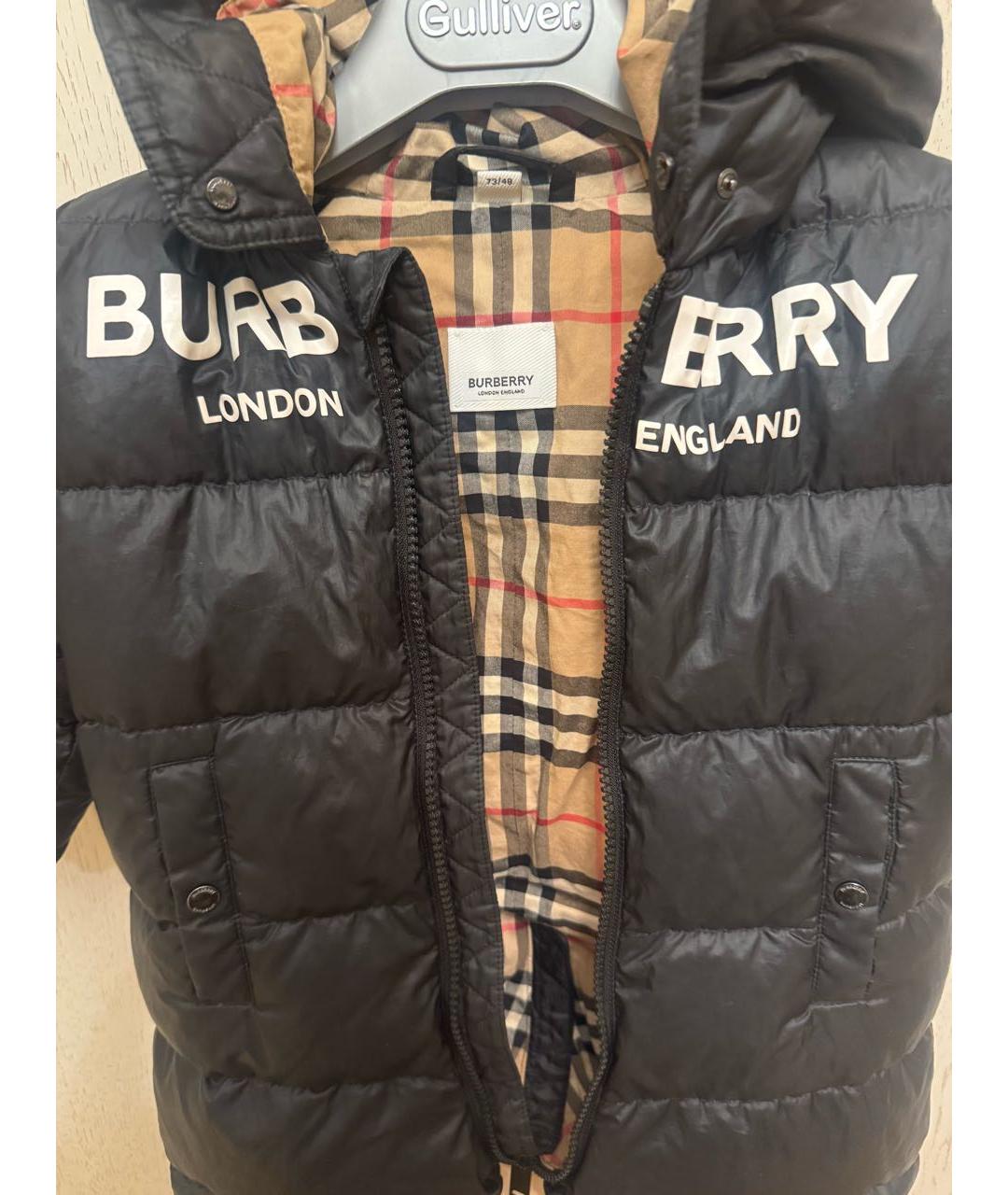 BURBERRY Черный полиэстеровый комбинезон, фото 3