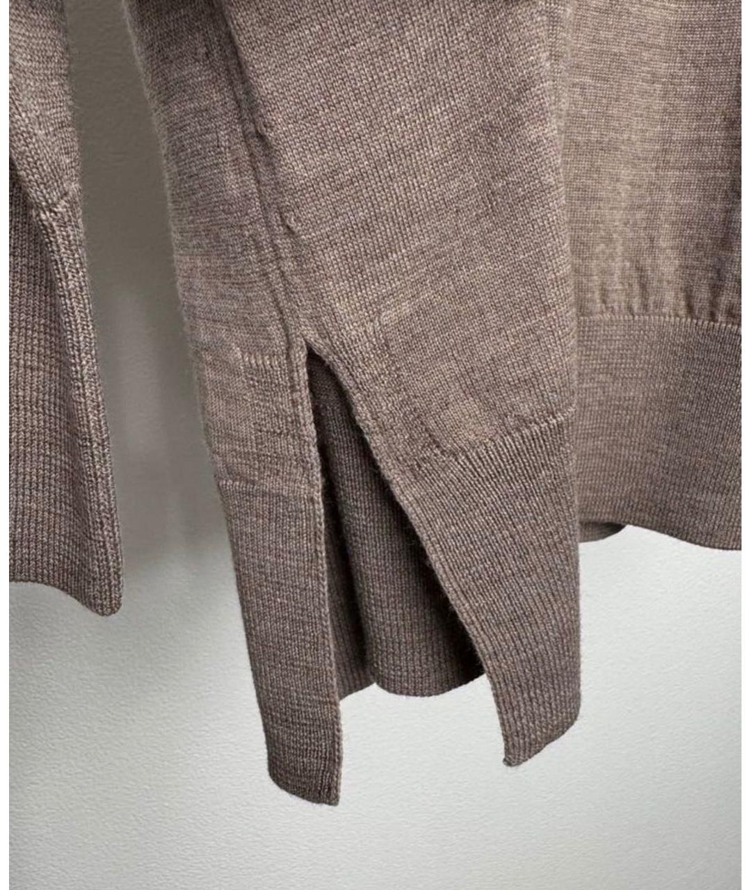 MAX MARA Коричневая шерстяная водолазка, фото 4