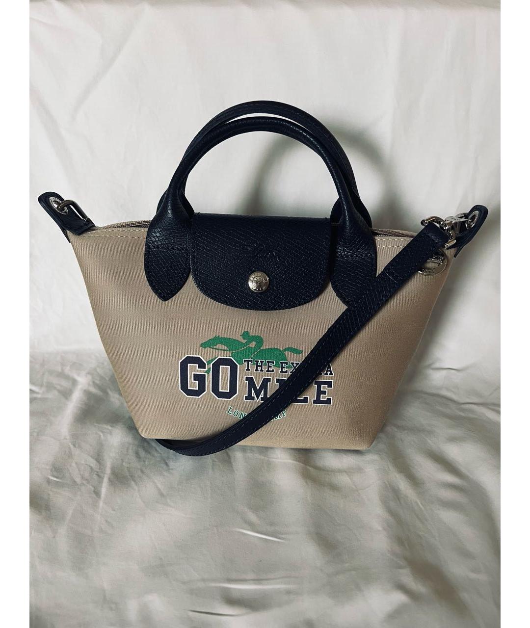 LONGCHAMP Бежевая сумка через плечо, фото 9