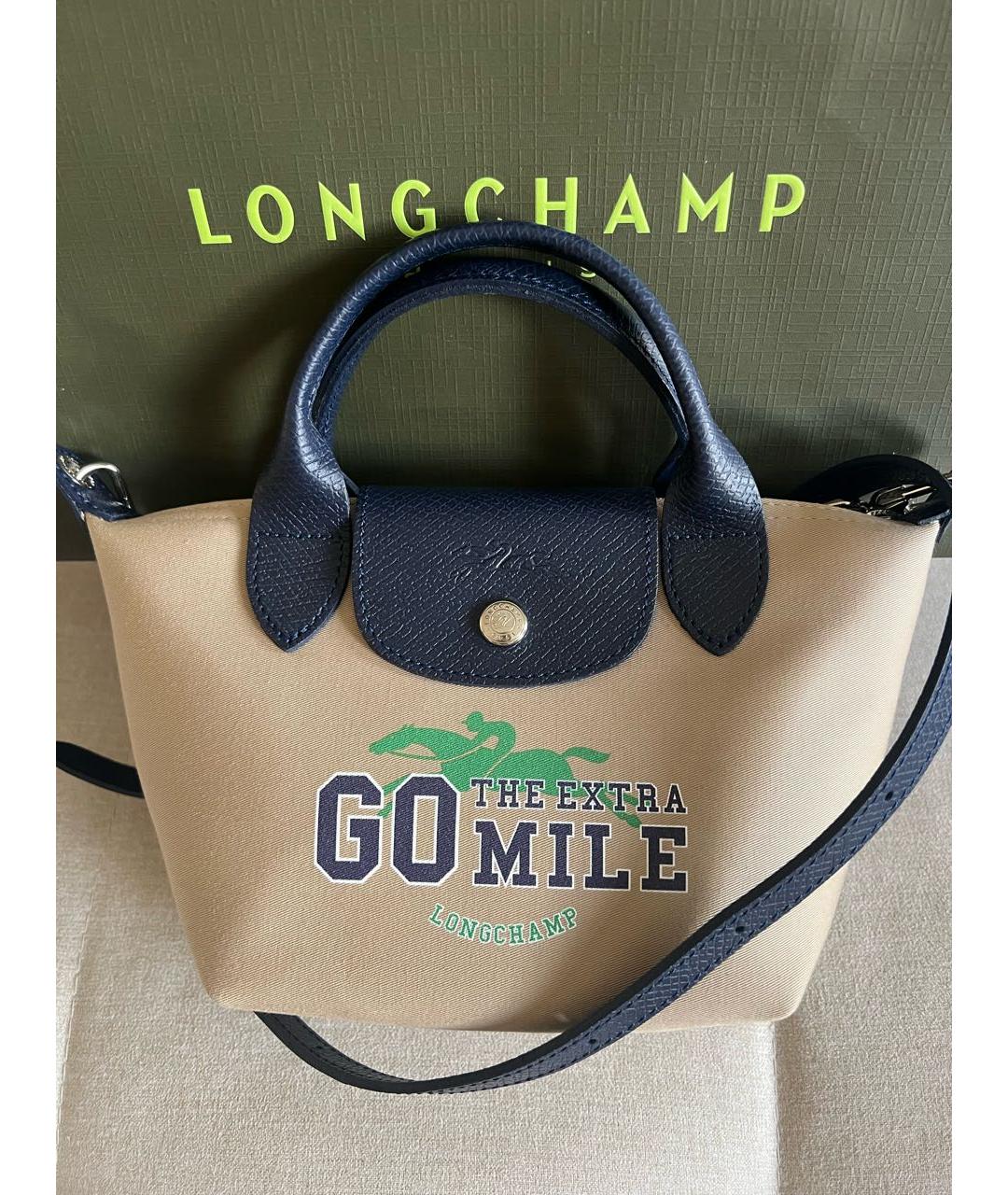 LONGCHAMP Бежевая сумка через плечо, фото 6