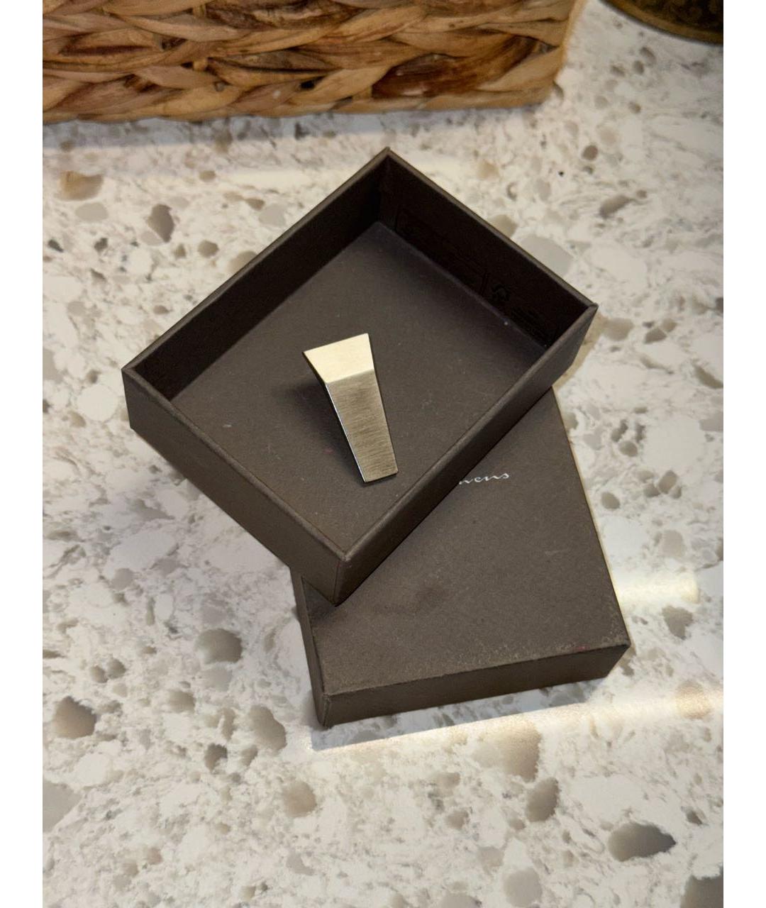 RICK OWENS Серебряные латунные серьги, фото 6