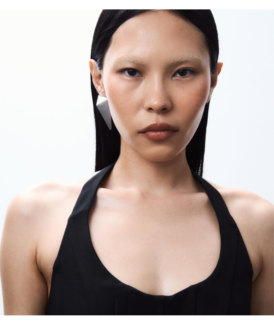 RICK OWENS Серебряные латунные серьги, фото 4