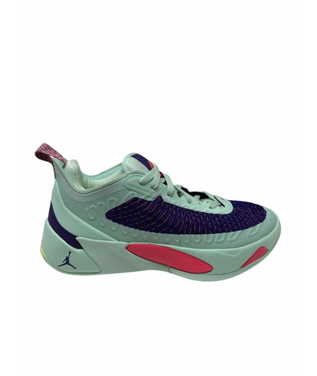 JORDAN Бирюзовые низкие кроссовки / кеды, фото 1