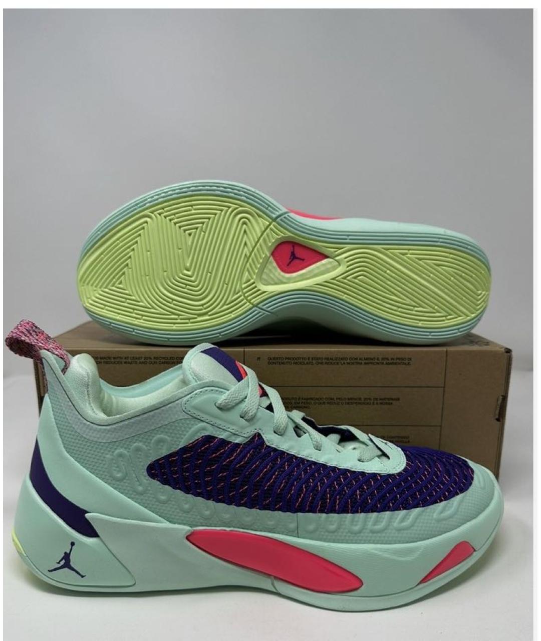 JORDAN Бирюзовые низкие кроссовки / кеды, фото 4