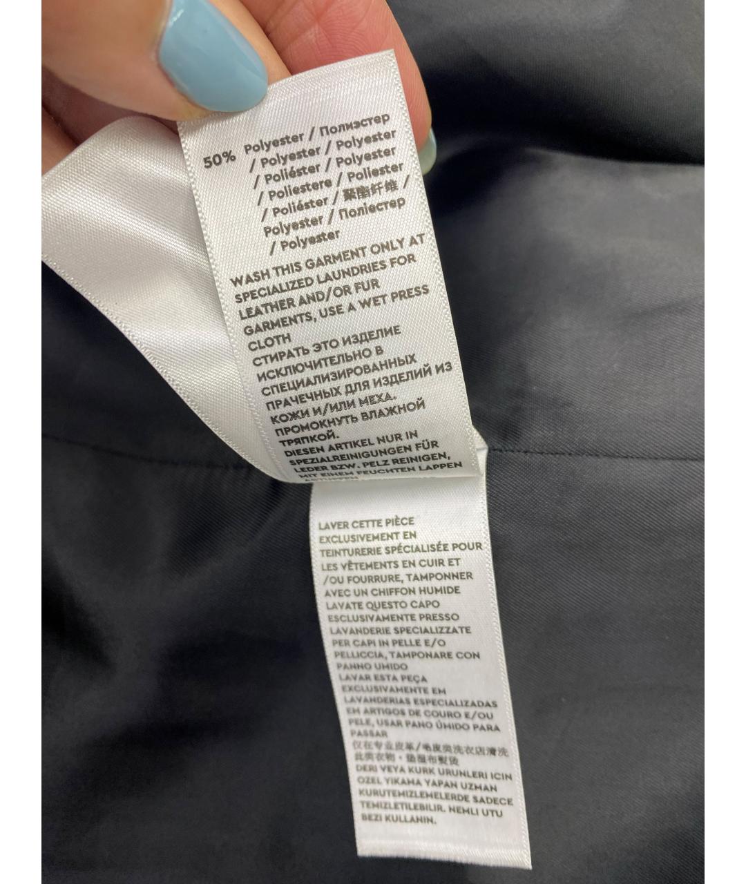 12 STOREEZ Черное кожаное пальто, фото 5