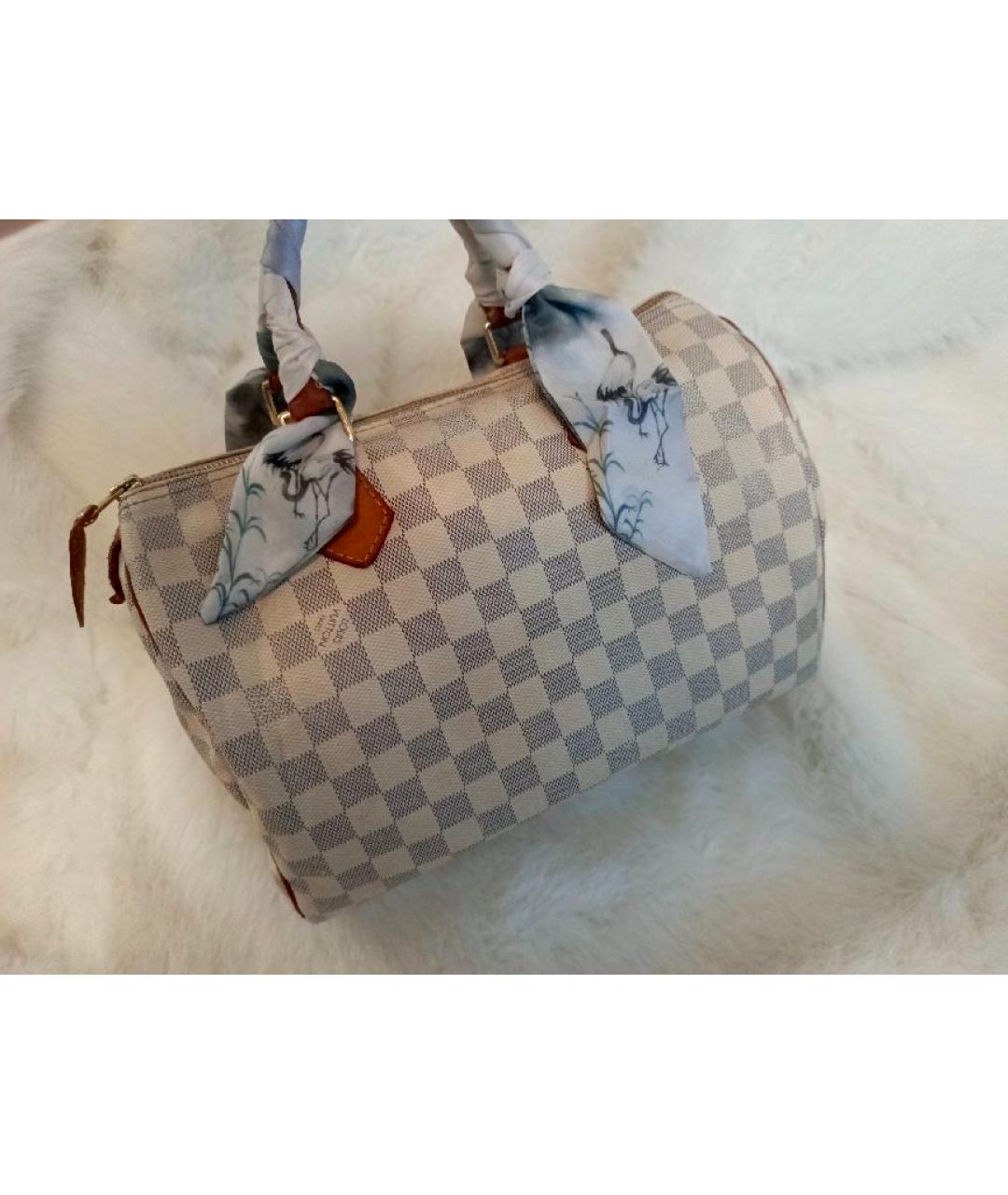 LOUIS VUITTON Белая сумка с короткими ручками, фото 2