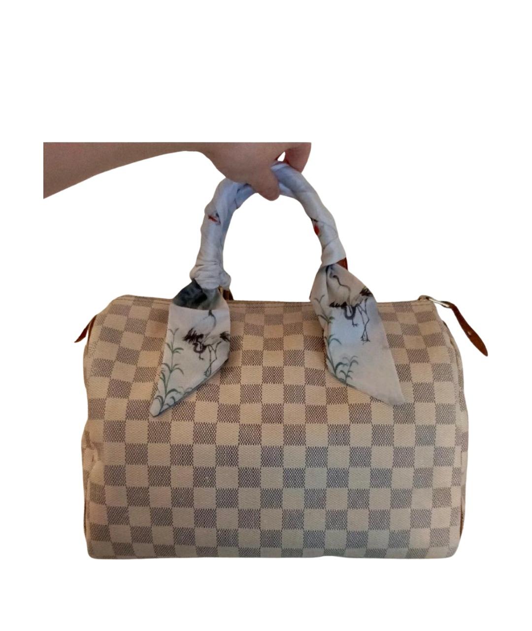 LOUIS VUITTON Белая сумка с короткими ручками, фото 11