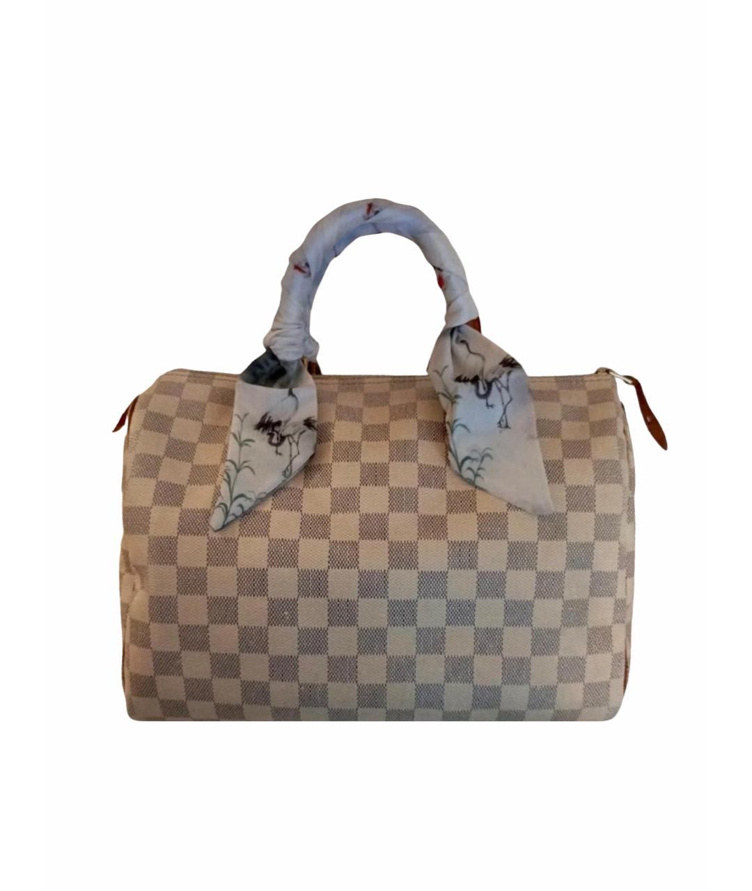 LOUIS VUITTON Белая сумка с короткими ручками, фото 1
