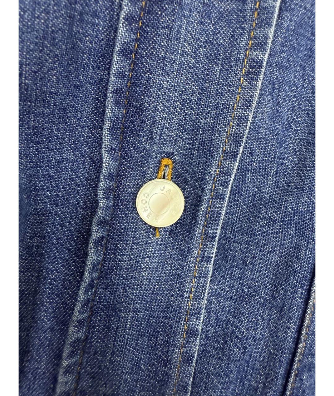 JACOB COHEN Синее хлопковое повседневное платье, фото 4