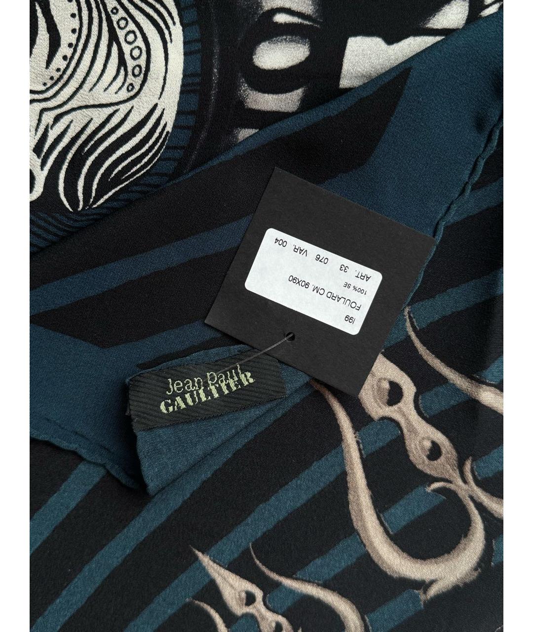 JEAN PAUL GAULTIER Мульти шелковый шарф, фото 4