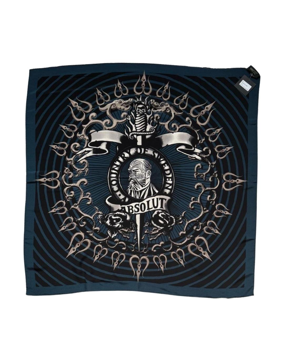 JEAN PAUL GAULTIER Мульти шелковый шарф, фото 1