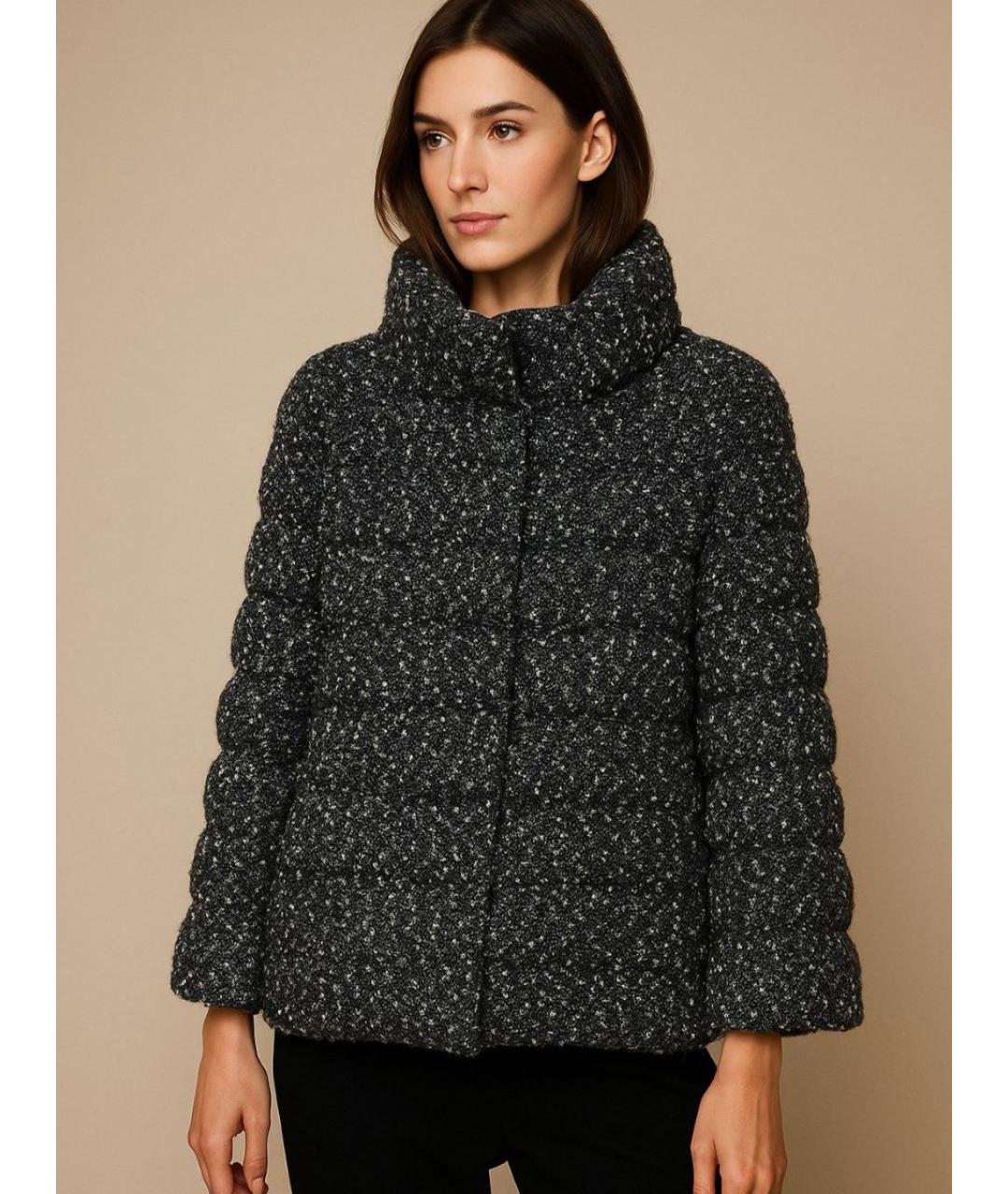 HERNO Серый пуховик, фото 8