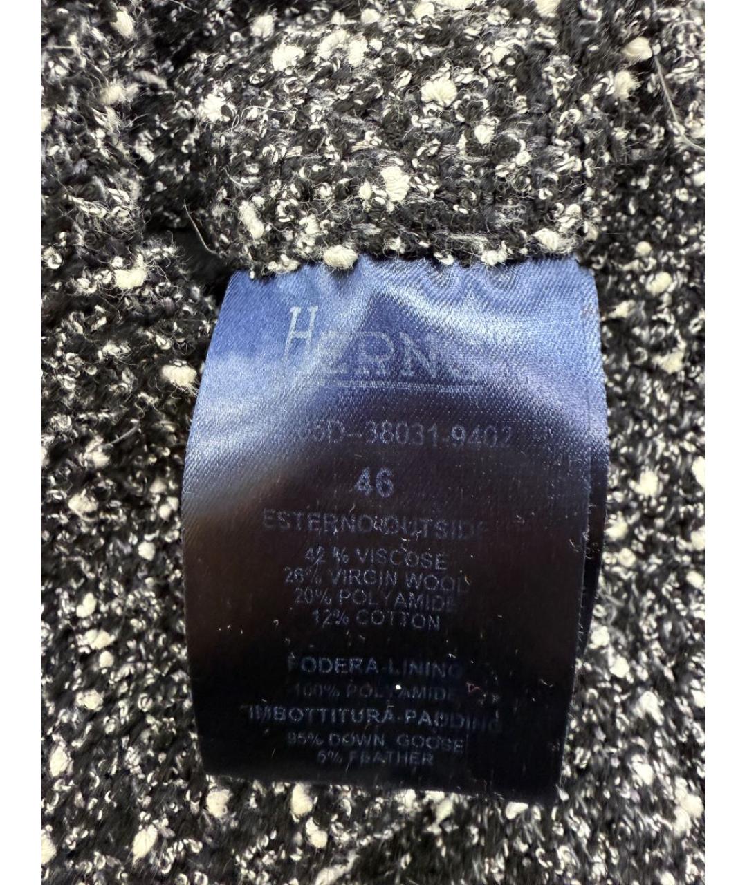 HERNO Серый пуховик, фото 5