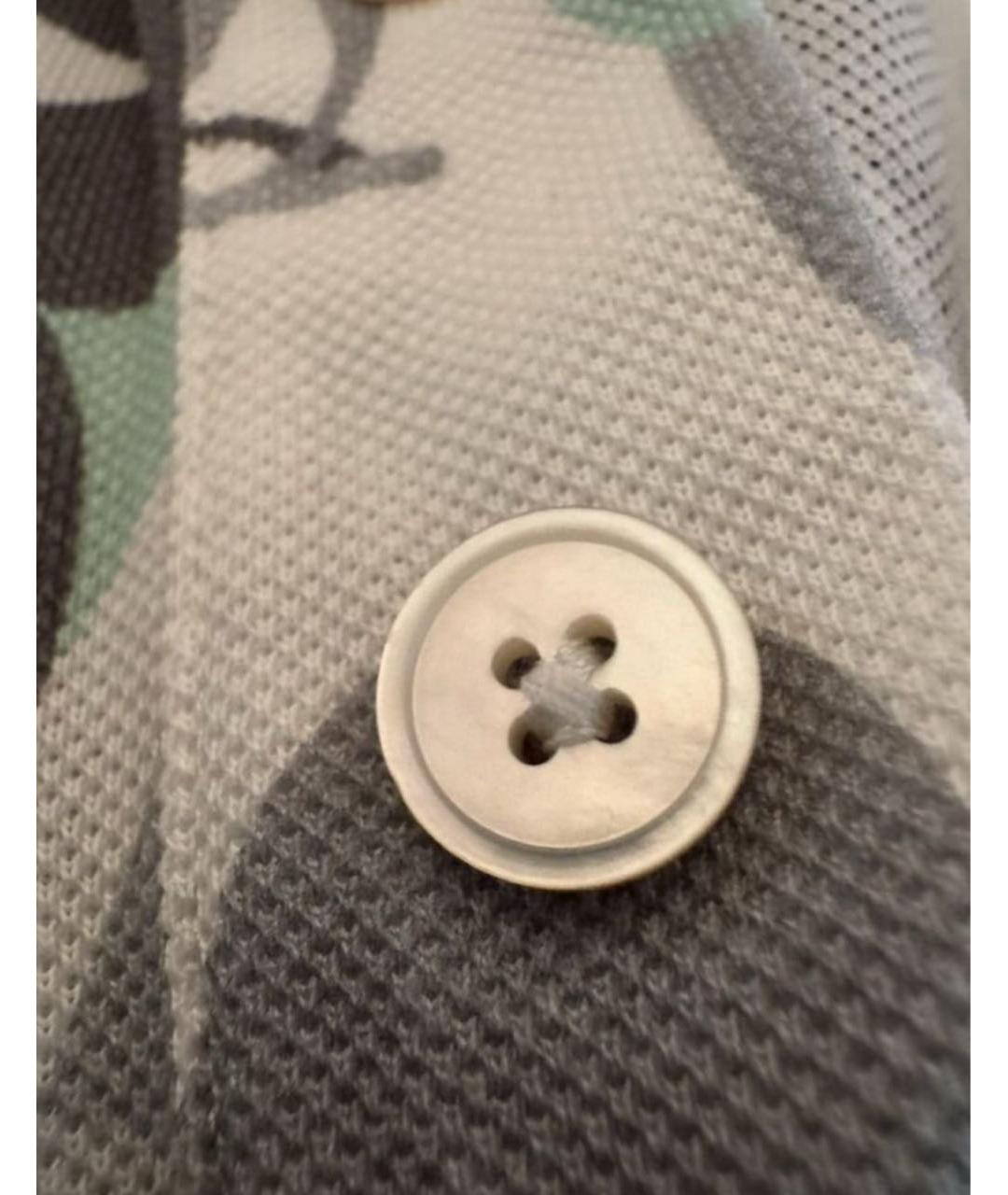 HERMES Мульти хлопковое поло с коротким рукавом, фото 5