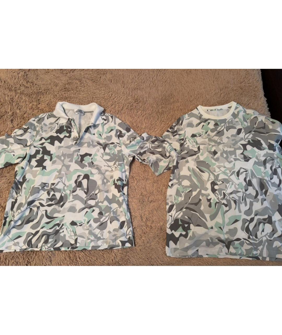 HERMES Мульти хлопковое поло с коротким рукавом, фото 7