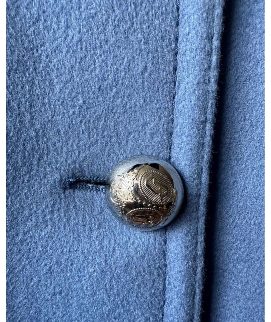 GUCCI Голубое шерстяное пальто, фото 4