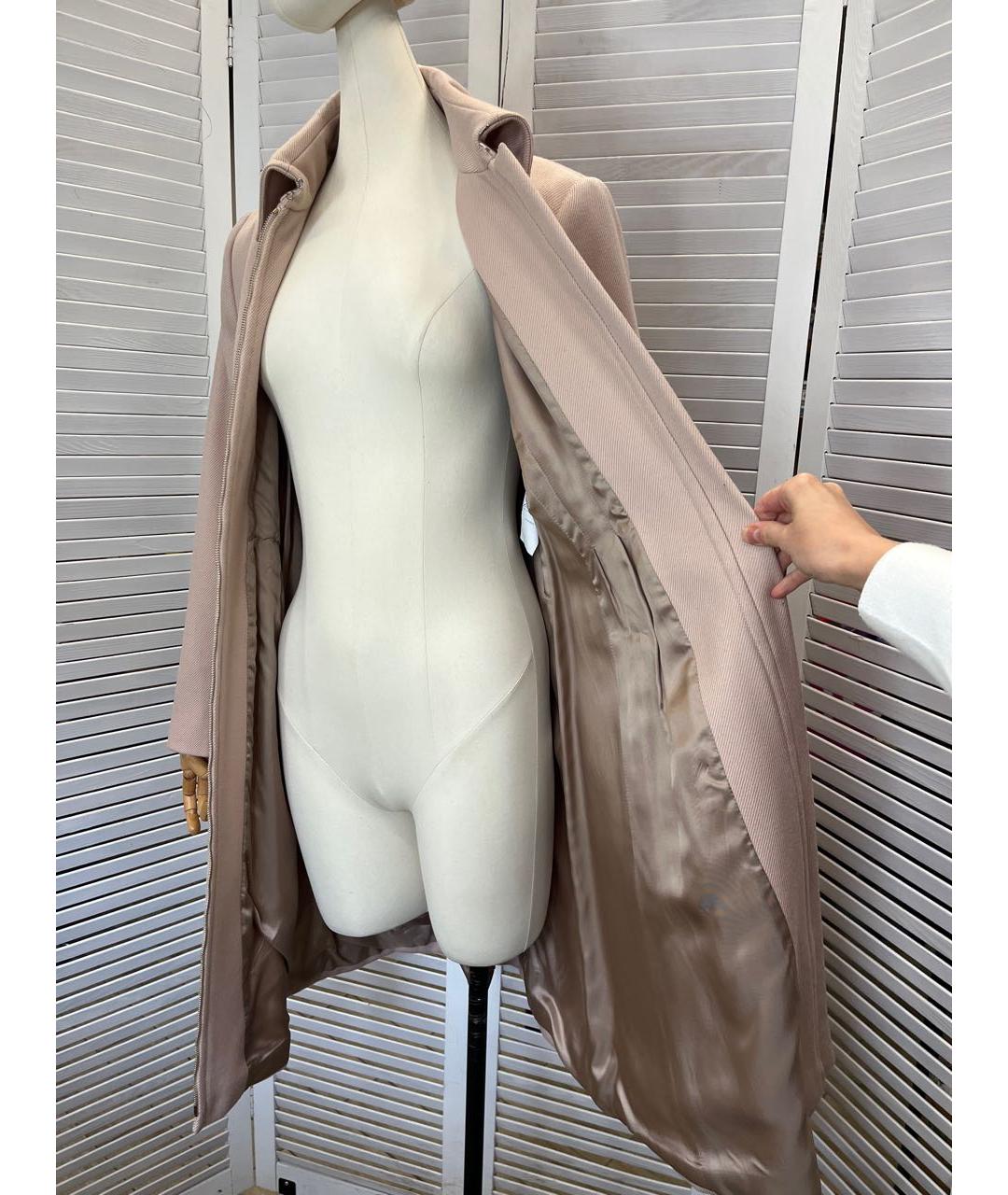 MAX&CO Бежевое шерстяное пальто, фото 8