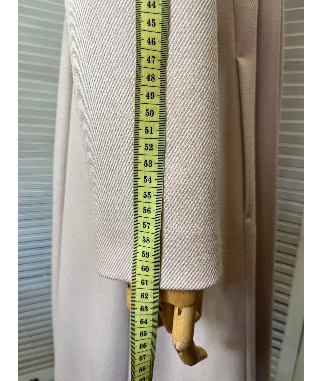 MAX&CO Бежевое шерстяное пальто, фото 5