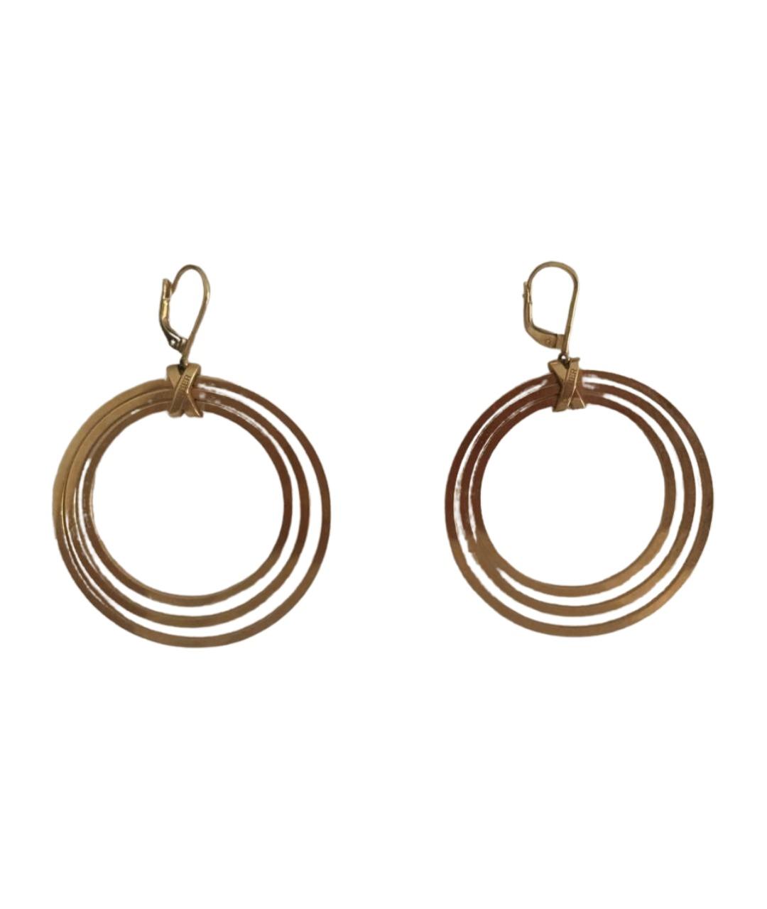 CARTIER Желтые серьги из желтого золота, фото 1