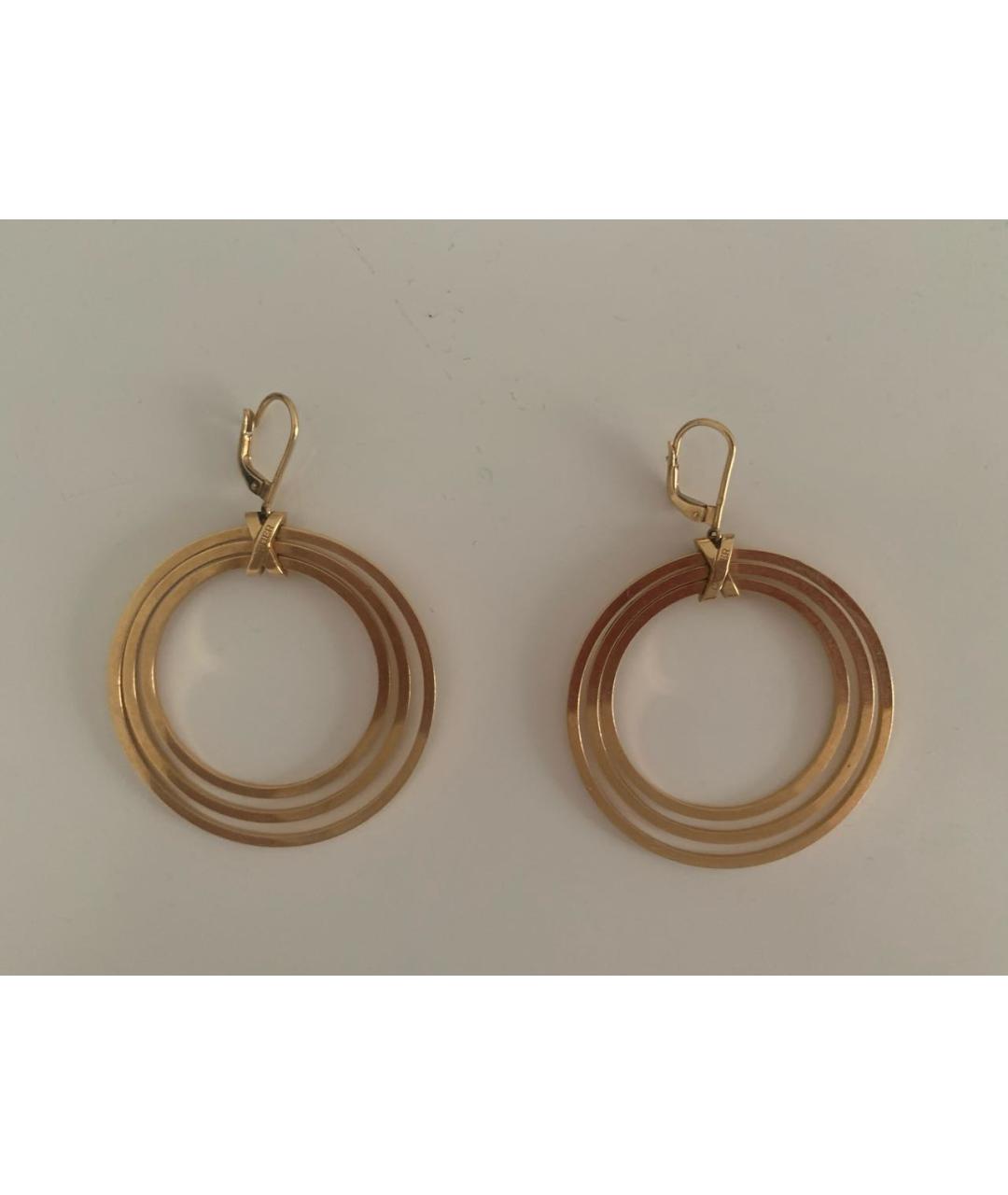 CARTIER Желтые серьги из желтого золота, фото 4