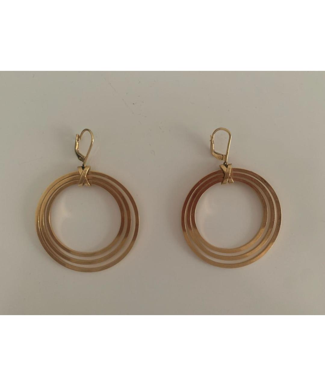 CARTIER Желтые серьги из желтого золота, фото 5