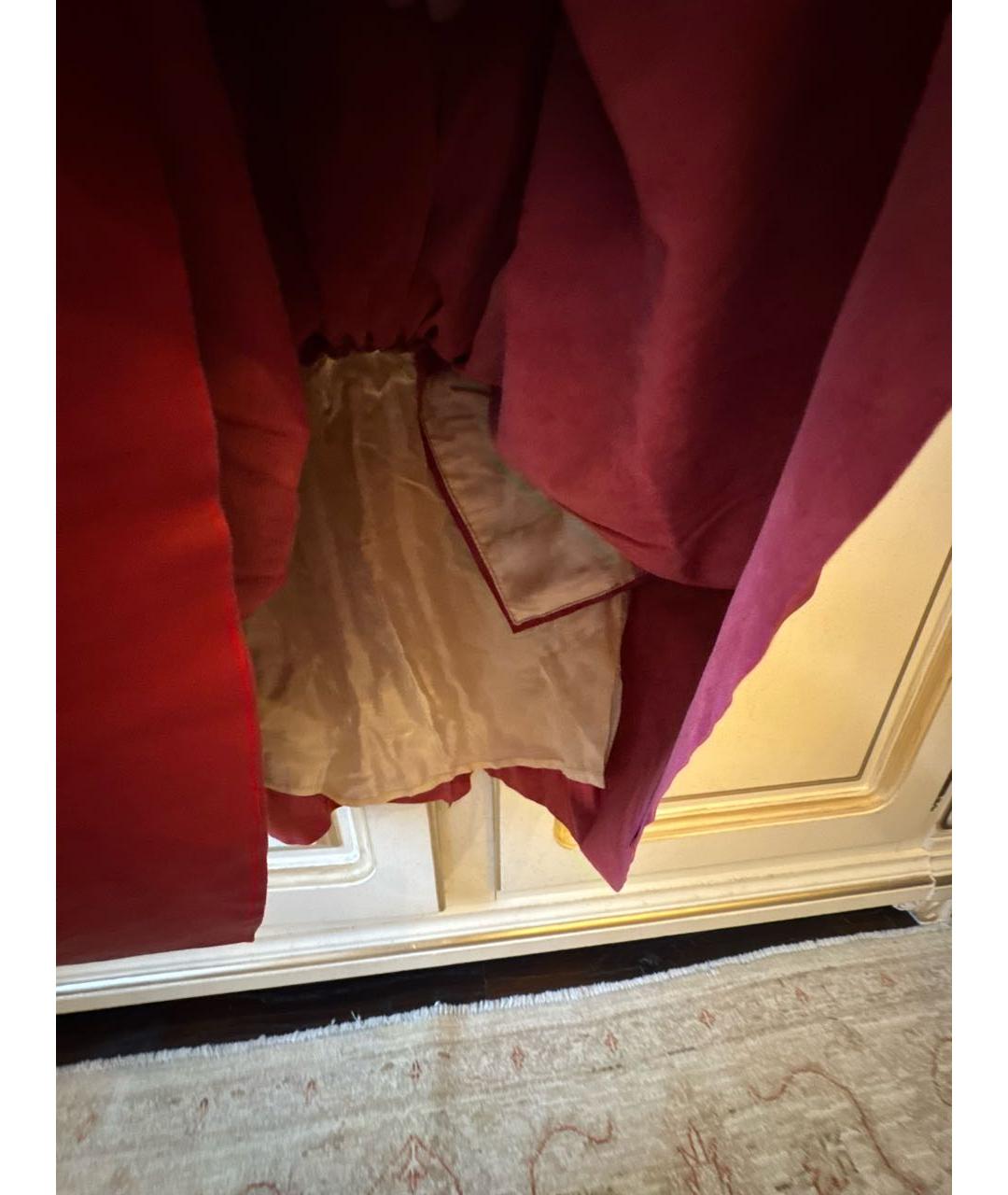 MIU MIU Красная кожаная юбка мини, фото 4