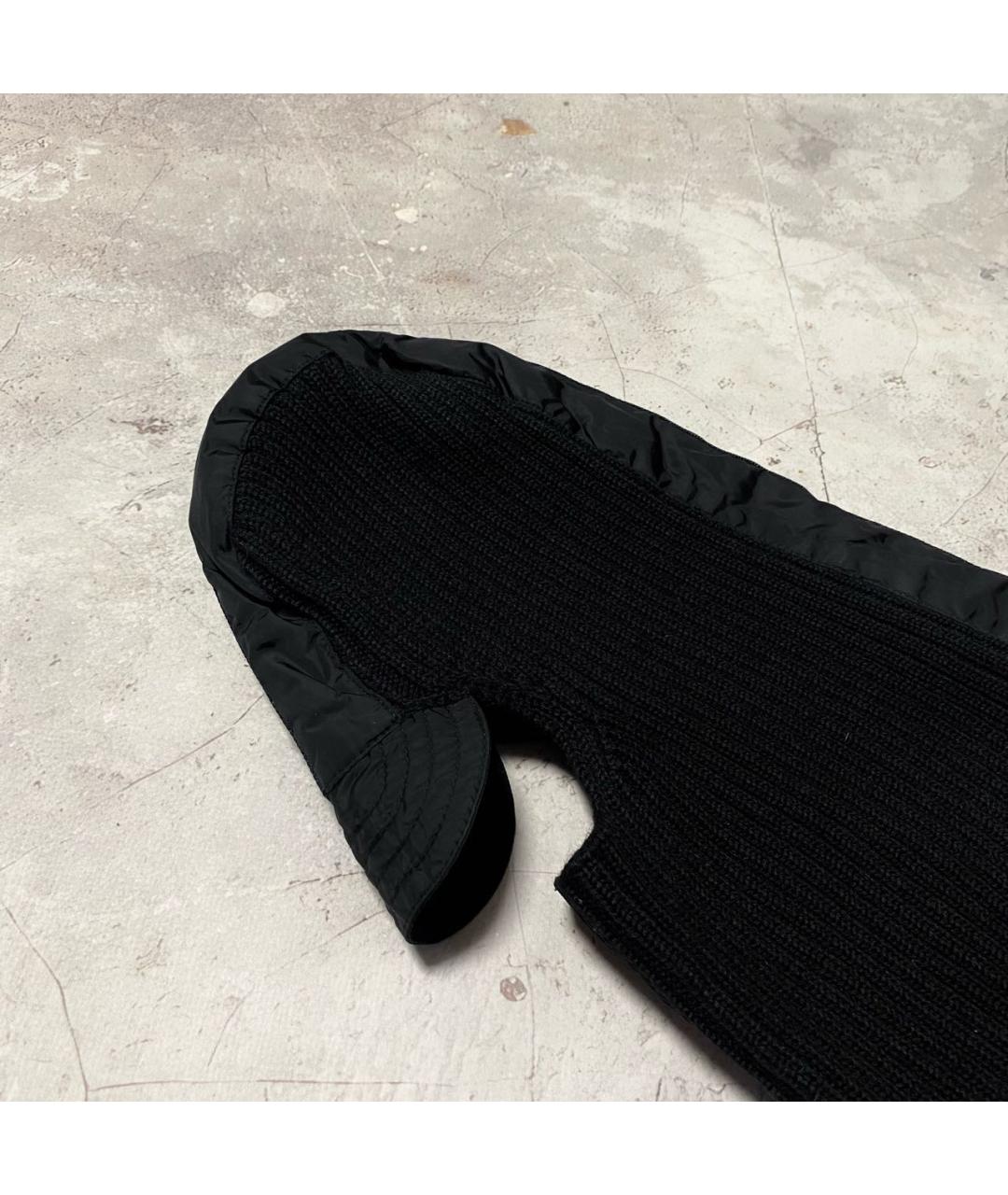 PRADA Черная шерстяная шапка, фото 7