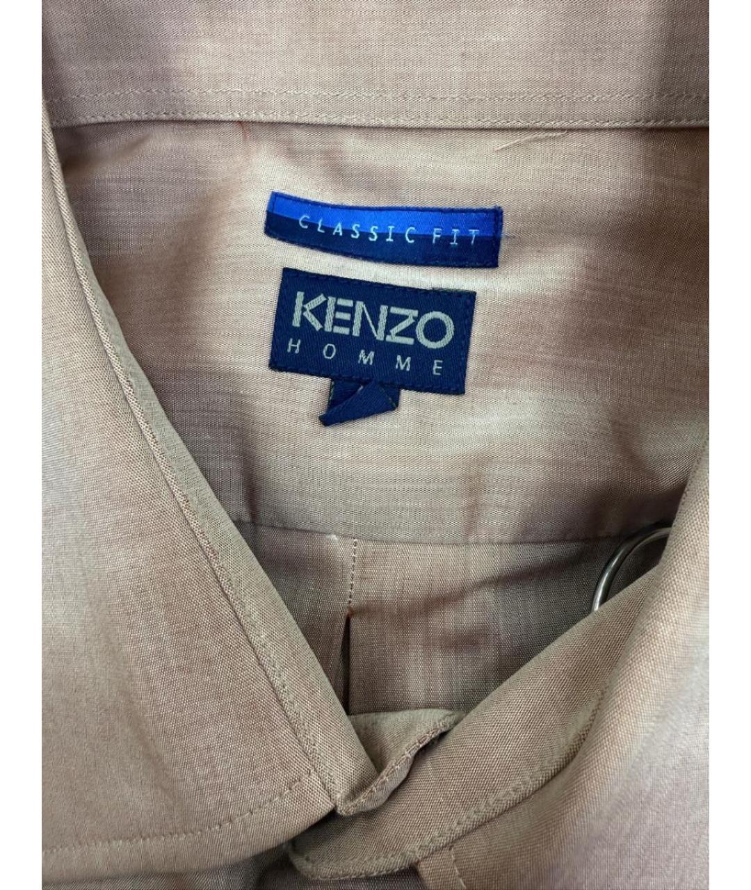 KENZO Хлопковая классическая рубашка, фото 3