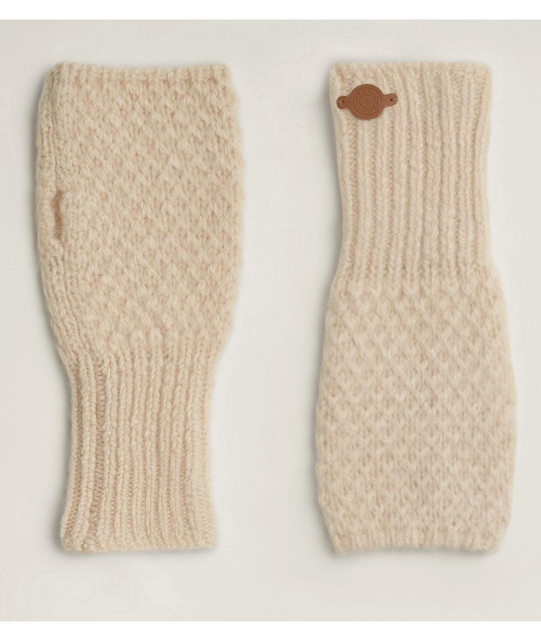 HERMES Бежевая кашемировая шапка, фото 7