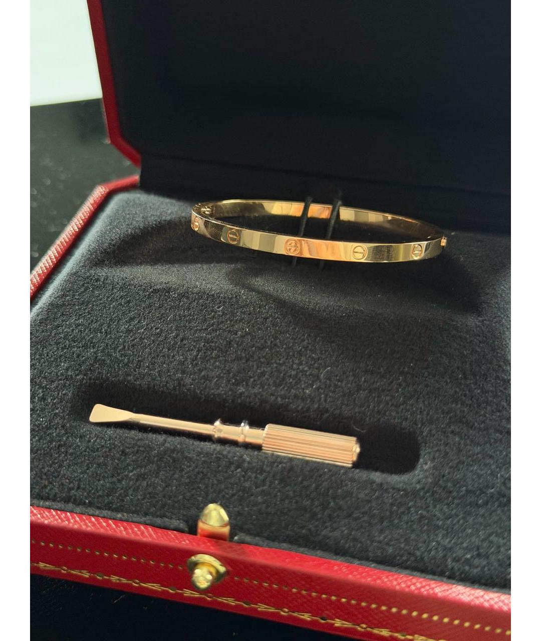 CARTIER Золотой браслет из розового золота, фото 5